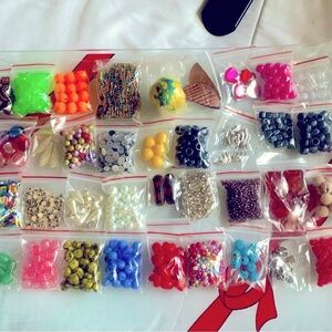 40 Bags for $10 - BEADS~Jewelry Making Embellishments Clothing Crafts